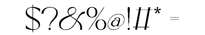 Eloires Font OTHER CHARS