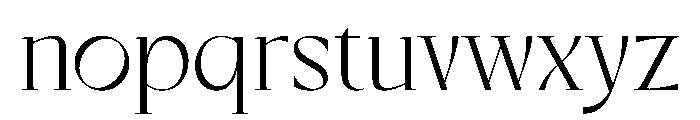 Eloires Font LOWERCASE