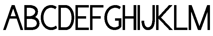 Elongate Regular Font UPPERCASE