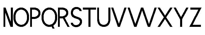 Elongate Regular Font UPPERCASE