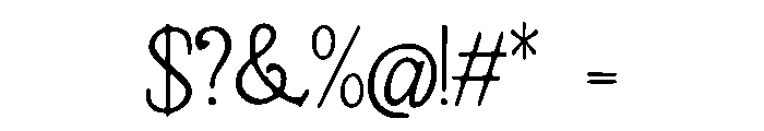 Eloquence_Light Font OTHER CHARS