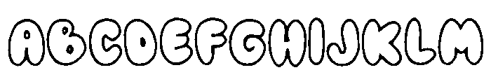 Elora_Grace Font UPPERCASE
