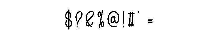 Eloria Bubble Font OTHER CHARS