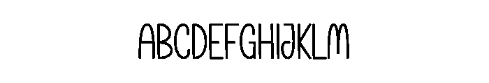Eloria Bubble Font UPPERCASE