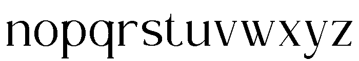 Elovena-Regular Font LOWERCASE