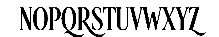 Elovira Font UPPERCASE