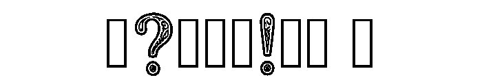 Elroy Regular Font OTHER CHARS