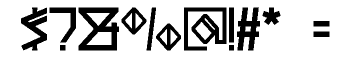 Elthar Regular Font OTHER CHARS