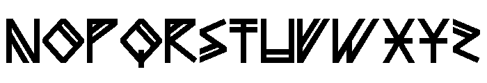 Elthar Regular Font UPPERCASE