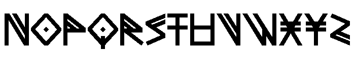 Elthar Regular Font LOWERCASE