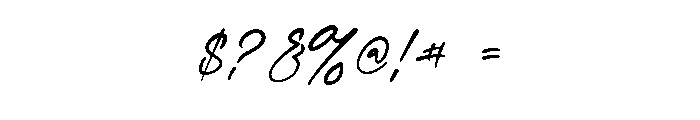 Elthoria Font OTHER CHARS