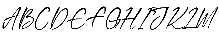 Elthoria Font UPPERCASE