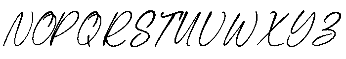Elthoria Font UPPERCASE