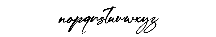 Elthoria Font LOWERCASE