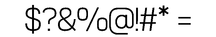 Elucidate Light Font OTHER CHARS