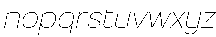 Elvane Italic Font LOWERCASE