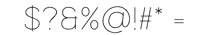 Elvane Regular Font OTHER CHARS