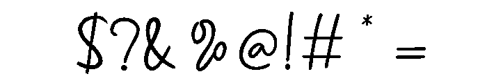 Elvanyra Regular Font OTHER CHARS