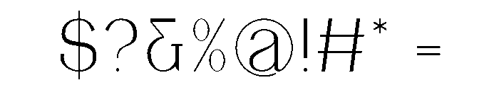 Elvara Font OTHER CHARS