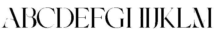 Elvare-Regular Font UPPERCASE