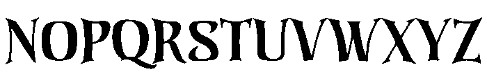 Elvarose Font UPPERCASE