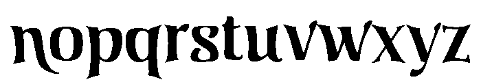 Elvarose Font LOWERCASE
