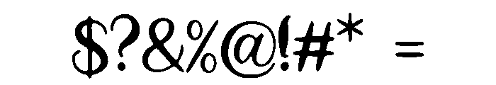 Elven_Moonlight Font OTHER CHARS