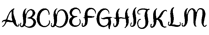 Elven_Moonlight Font UPPERCASE