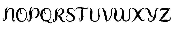 Elven_Moonlight Font UPPERCASE