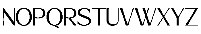 Elvera-Regular Font UPPERCASE
