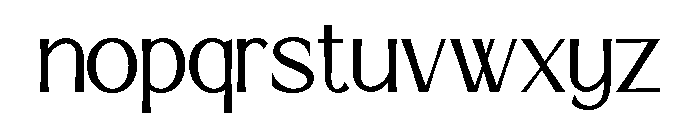Elvera-Regular Font LOWERCASE