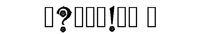 Elvin Regular Font OTHER CHARS