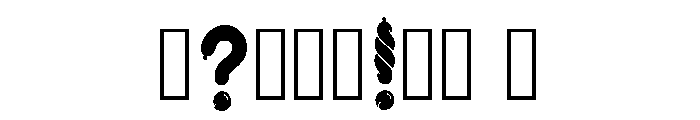 Elvis Regular Font OTHER CHARS