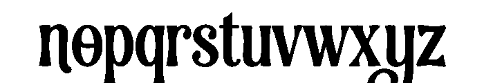 Elvora Display Font LOWERCASE