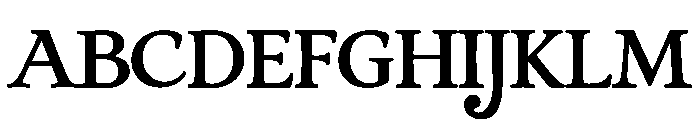 Elysia Serif Font UPPERCASE