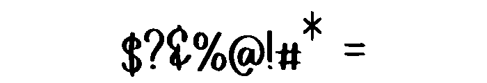Elysoria Font OTHER CHARS