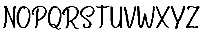 Elysoria Font UPPERCASE