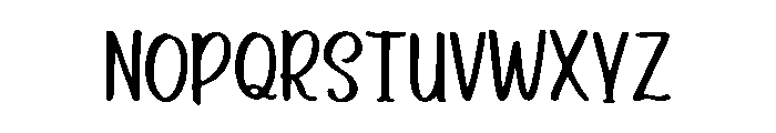 Elysoria Font LOWERCASE
