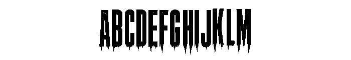 elkraven Font UPPERCASE