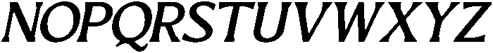 EL PACRE Italic otf (400) Font UPPERCASE
