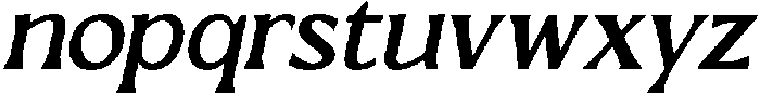 EL PACRE Italic otf (400) Font LOWERCASE