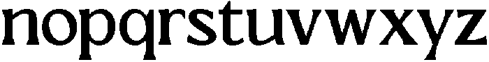 EL PACRE Regular otf (400) Font LOWERCASE