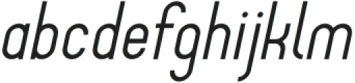 ELANOB-Italic otf (400) Font LOWERCASE