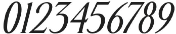ELAPHORAS Italic otf (400) Font OTHER CHARS