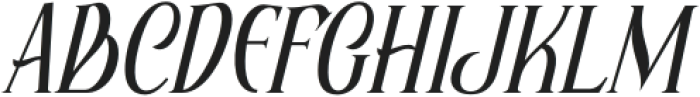 ELAPHORAS Italic otf (400) Font UPPERCASE