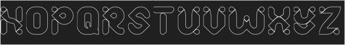 ELECTRO POP-Hollow-Inverse otf (400) Font UPPERCASE
