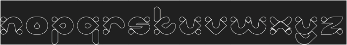 ELECTRO POP-Hollow-Inverse otf (400) Font LOWERCASE