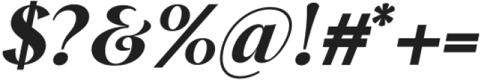 ELEGANCE Bold Italic otf (700) Font OTHER CHARS