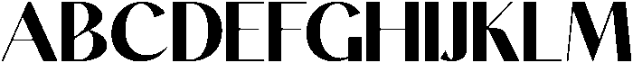 ELEGANCE Bold otf (700) Font UPPERCASE