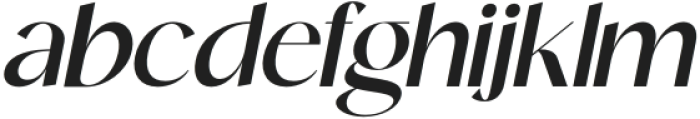 ELEGANCE Medium Italic otf (500) Font LOWERCASE
